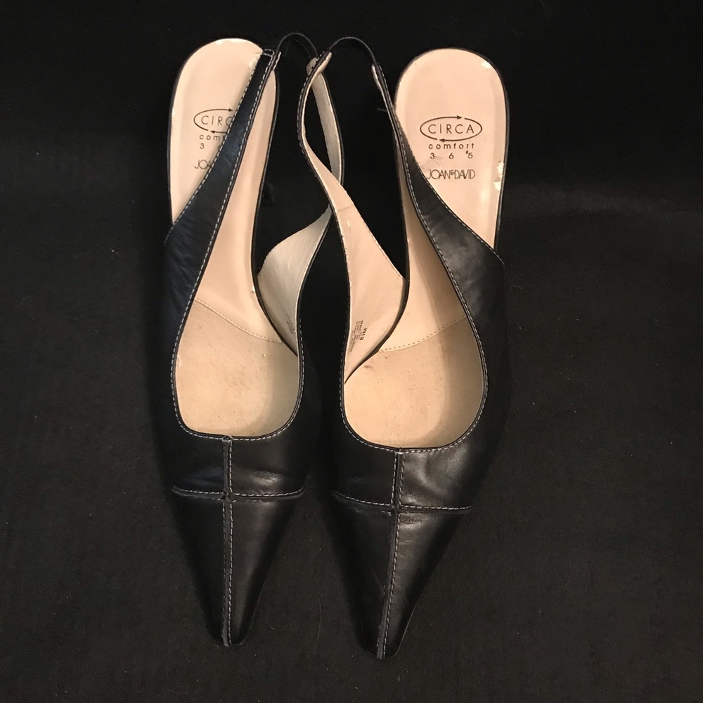 Joan and David black heels